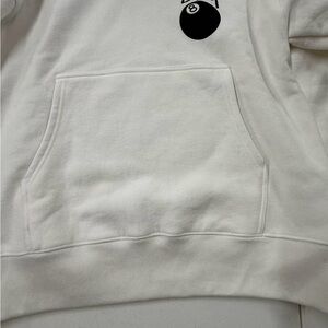 Stussy Cream Hoodie with Drawstring